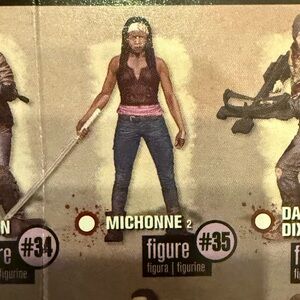 WALKING DEAD MICHONNE Mini Action Figure with Sword - Collectible